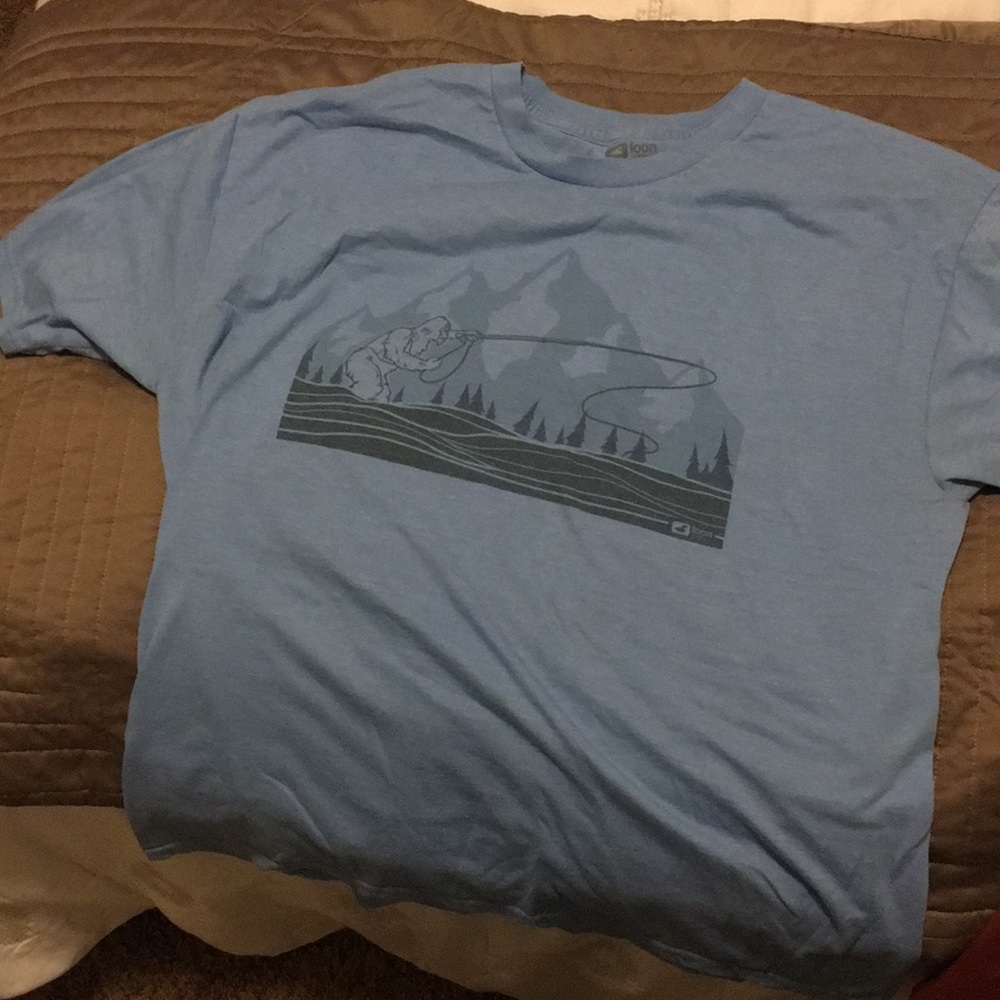 Loon fly fishing yeti t shirt